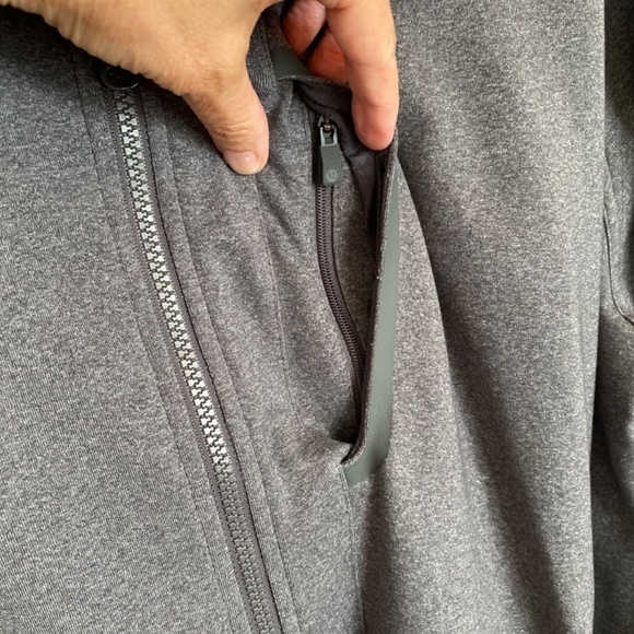 Lululemon Kung Fu Jacket II Heathered Dark Slate Size Large - Picture 9 of 12